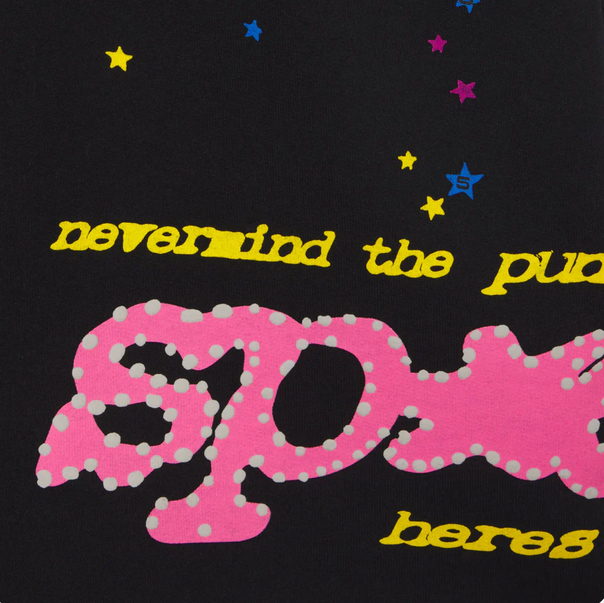 Sp5der 'Punk V2' Black Shorts