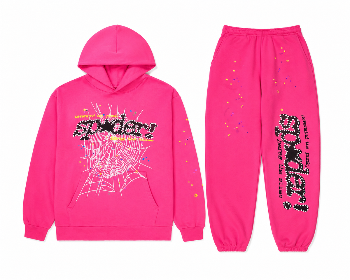 Sp5der P*nk V2 Tracksuit set