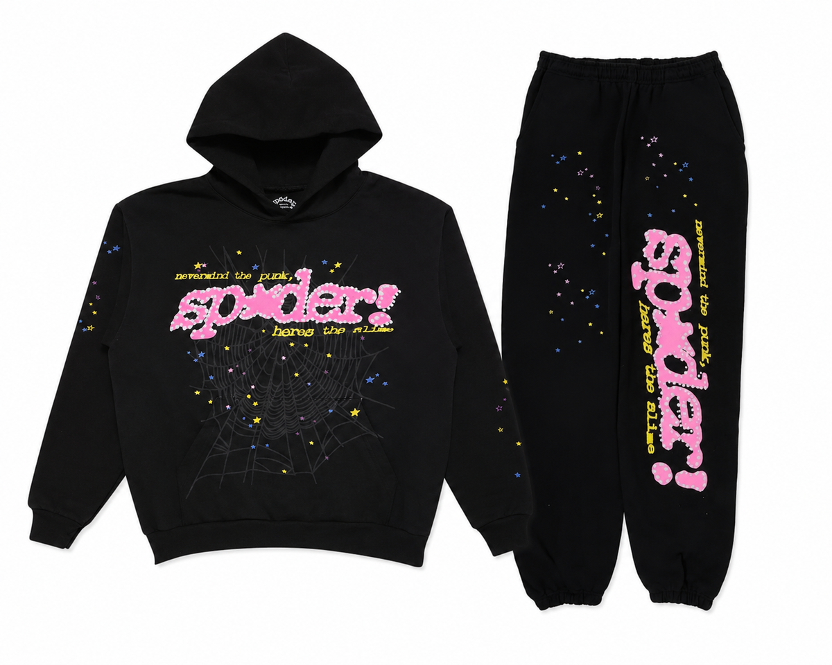 Sp5der P*nk V2 Tracksuit set