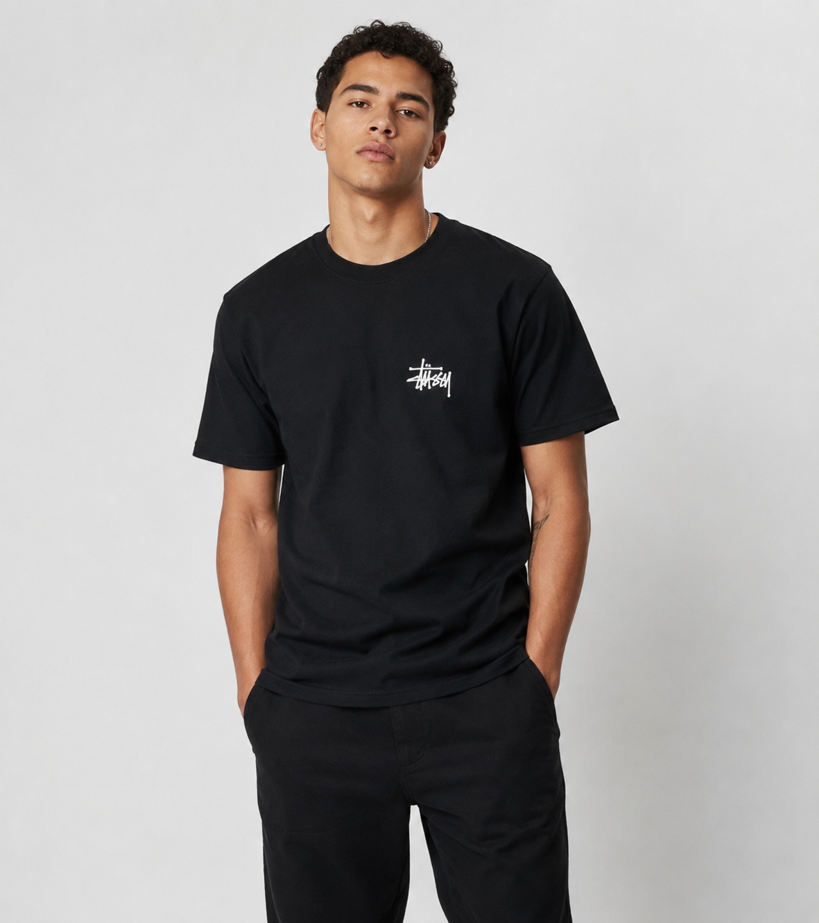 Stussy Basic Tee Black