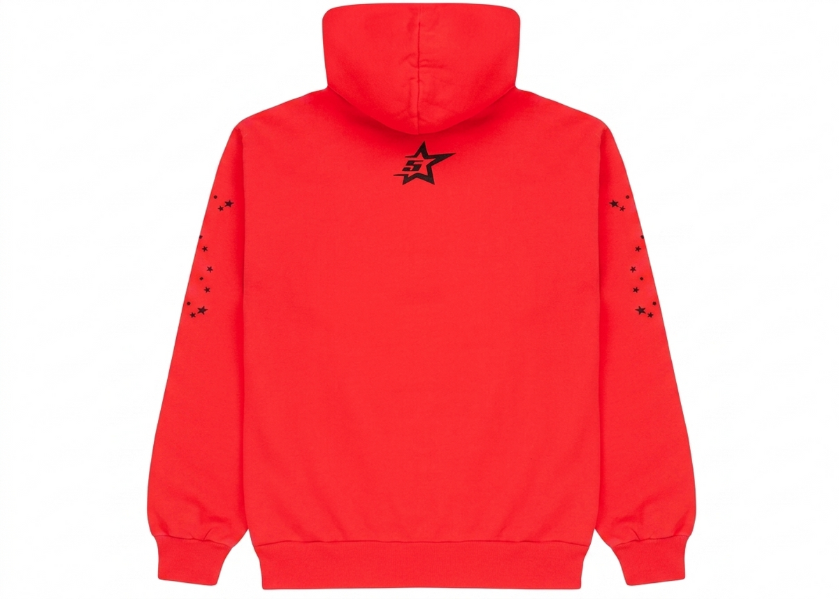 Sp5der P*nk Hoodie V2 Red