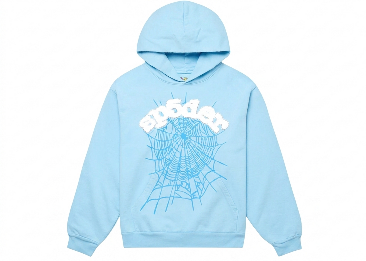 Sp5der Web Hoodie 'Sky Blue'