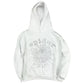 Sp5der Rhinestone Logo Hoodie 'White'