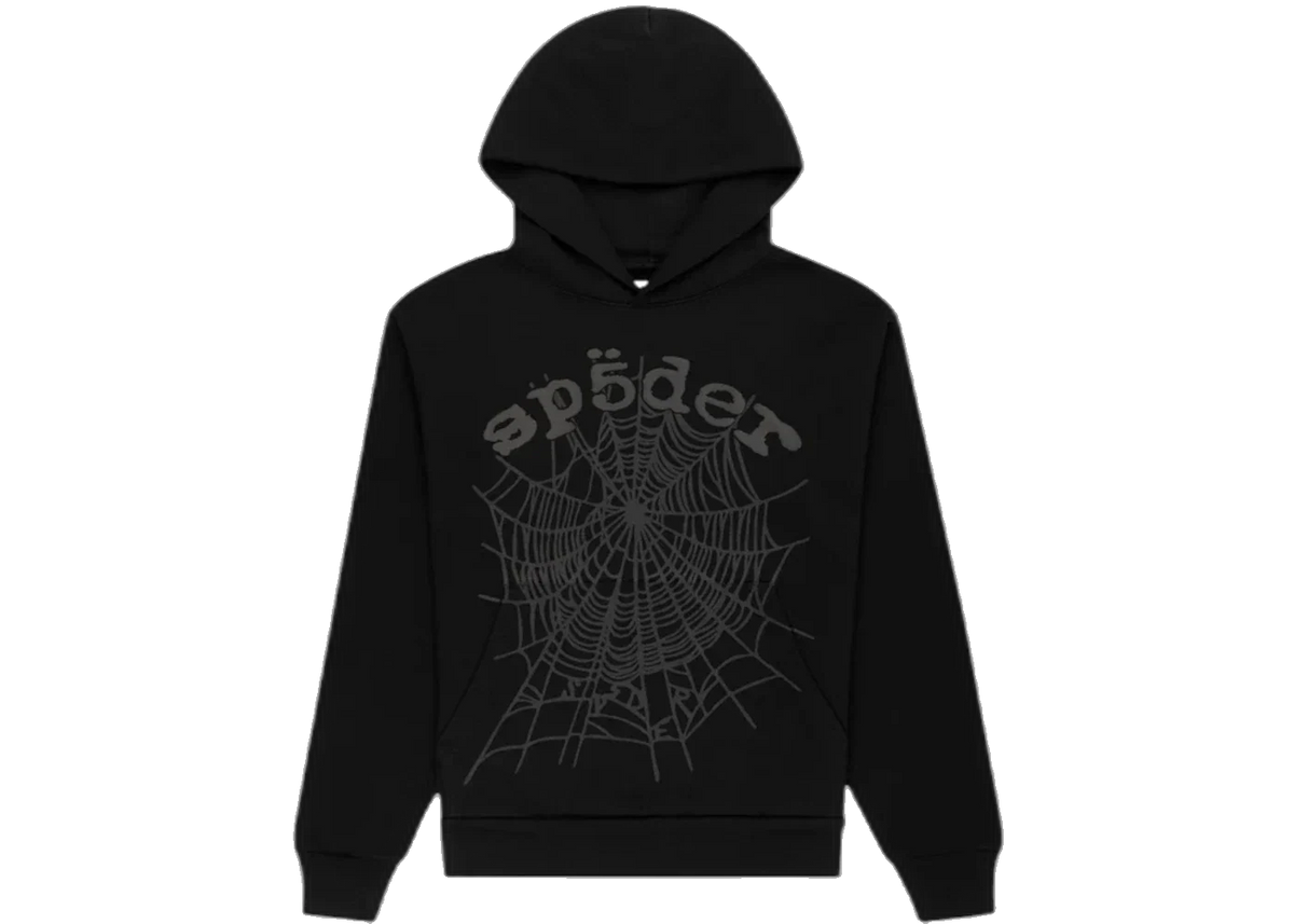 Sp5der Phantom Web Hoodie 'Black'
