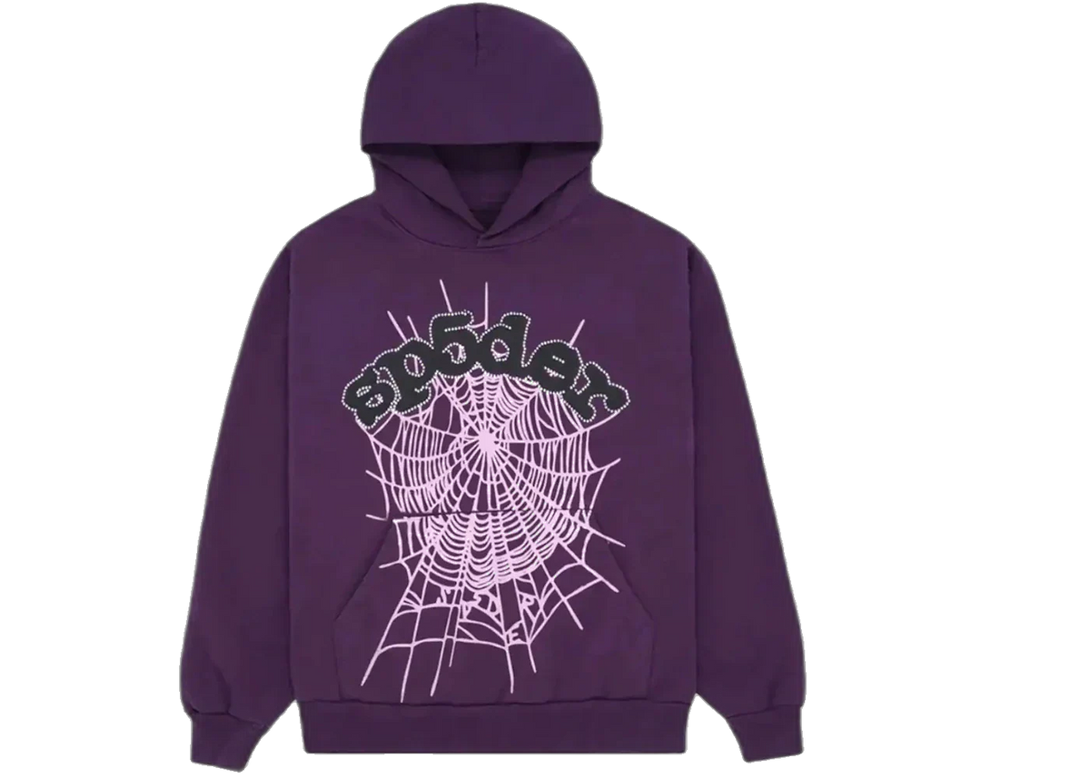 Sp5der Web Hoodie 'Grape'