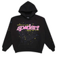 Sp5der P*nk Hoodie V2 Black