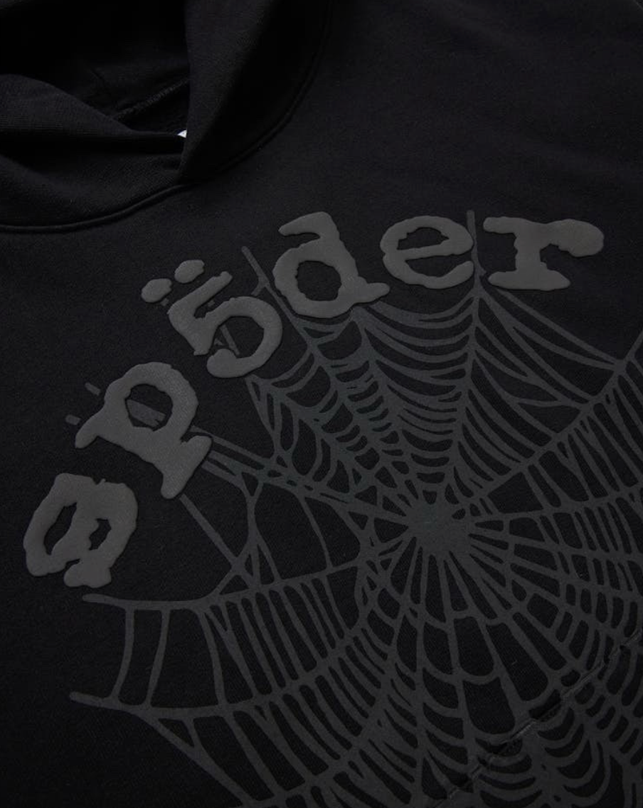 Sp5der Phantom Web Hoodie 'Black'
