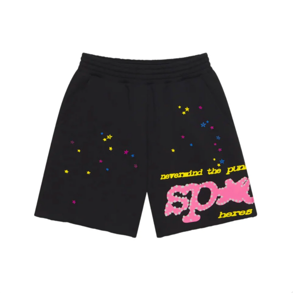 Sp5der 'Punk V2' Black Shorts