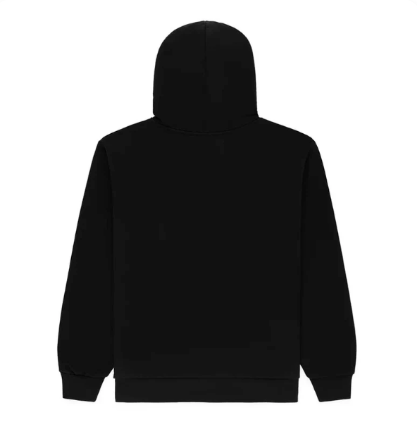 Sp5der Black OG Web V2 Phantom Zip Up Hoodie