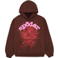 Sp5der Web Logo Hoodie Brown