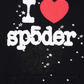 Sp5der I Heart Sp5 Hoodie Black