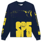 Sp5der X-ray L/S Tee Navy