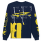 Sp5der X-ray L/S Tee Navy