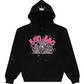 Sp5der Angel Number Hoodie Black