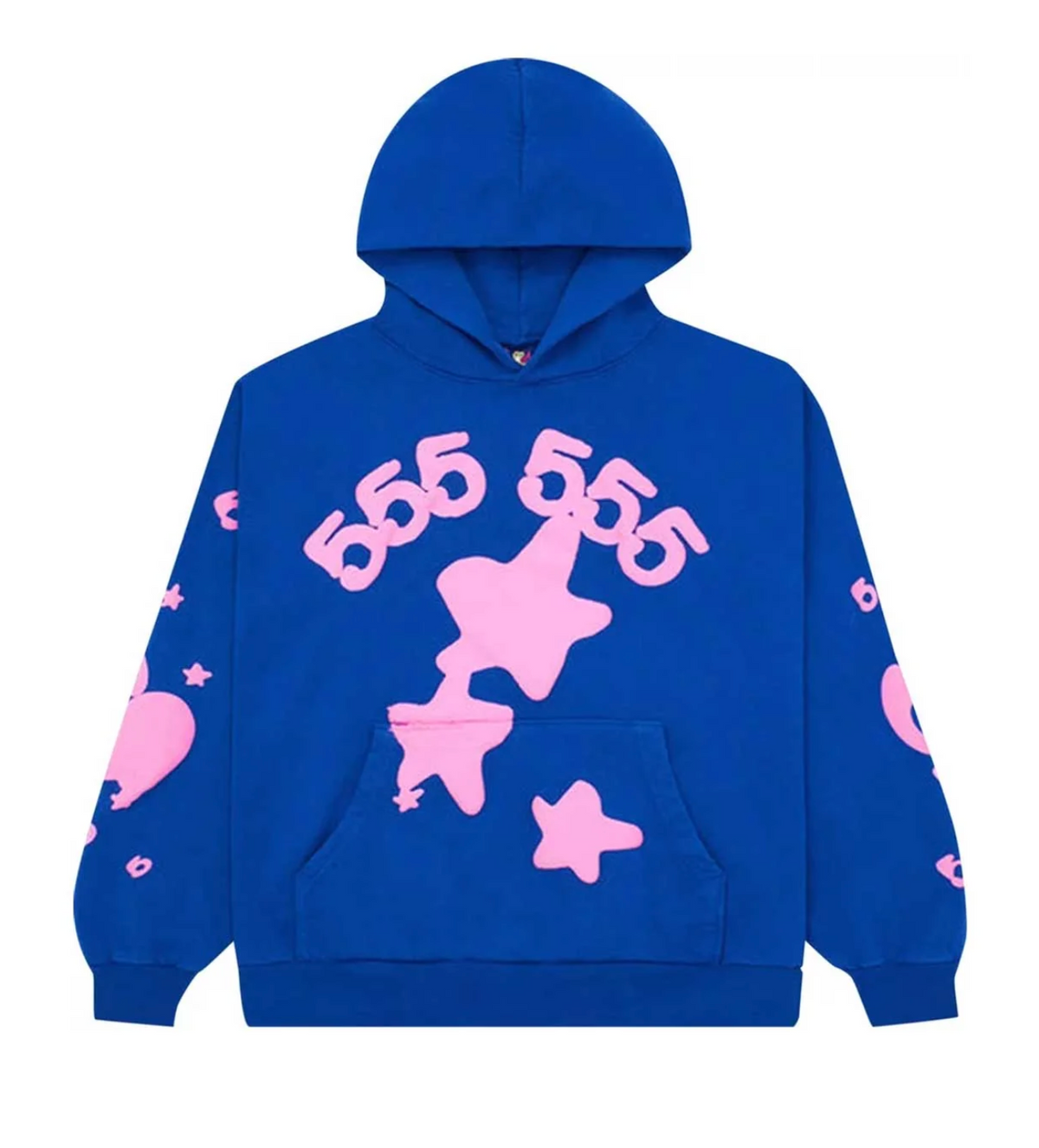 Sp5der Beluga Hoodie Blue/Pink