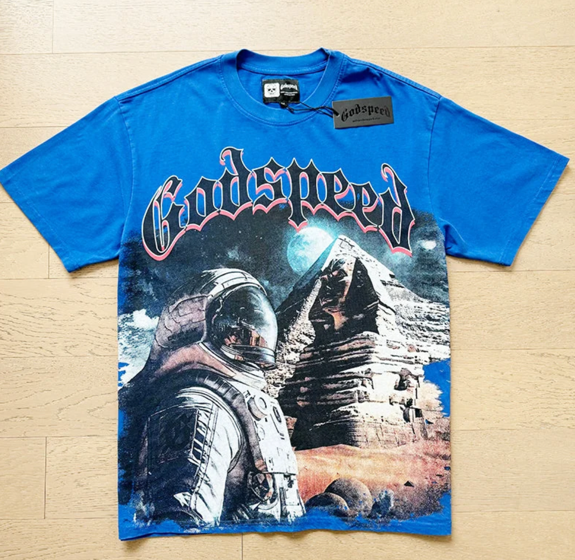 Godspeed T-Shirt Retro Fantasy Pattern