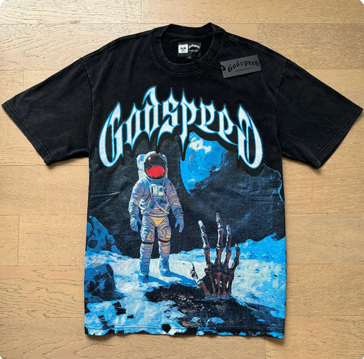 Godspeed T Shirts 260g pure cotton fabric