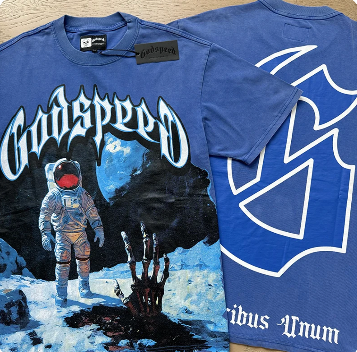 Godspeed T Shirts 260g pure cotton fabric
