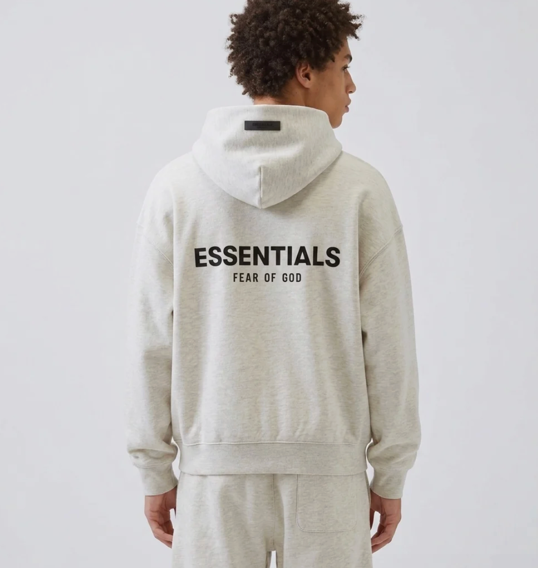 Fear of God Essentials Hoodie Light Oatmeal