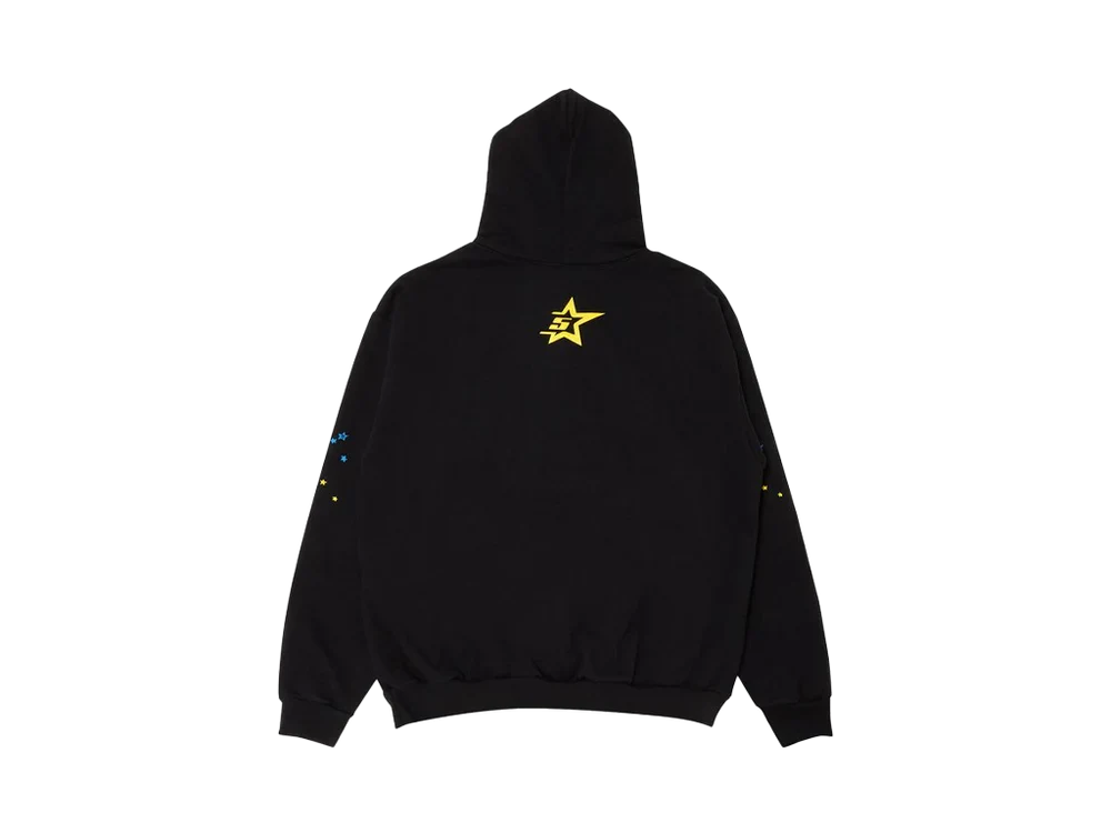 Sp5der P*nk Hoodie Black